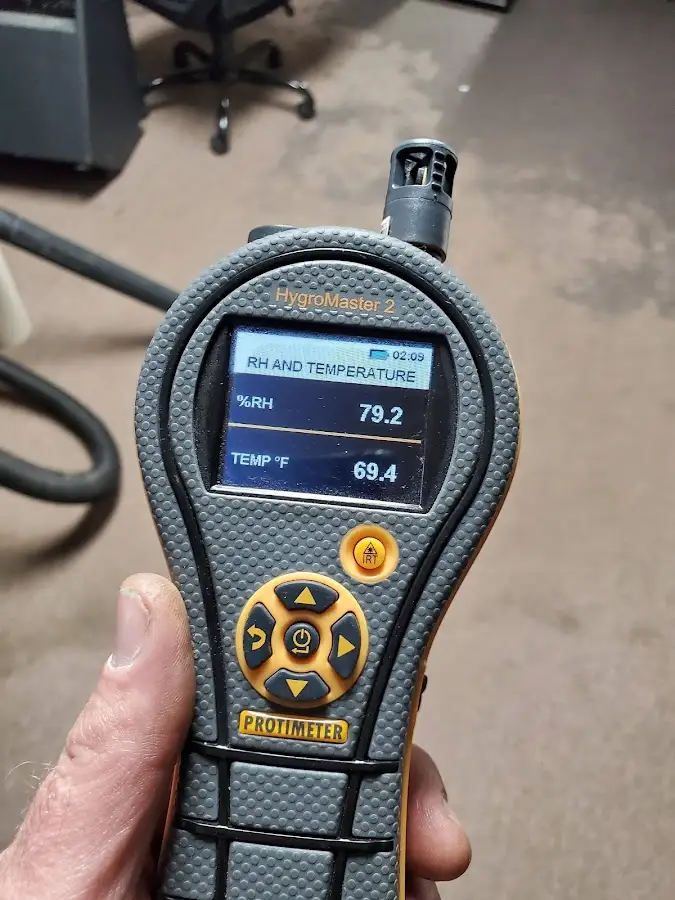 Moisture meter humidity assessment for Mold Remediation & Removal in Burke